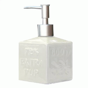 Parfums de Provence - Zeepdispenser Savon de Marseille wit