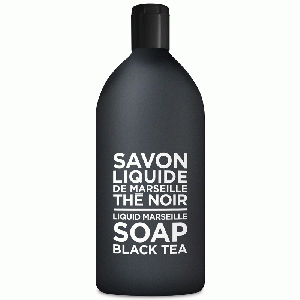 Compagnie de Provence - Savon de Marseille vloeibare handzeep Thé Noir 1 liter navulling