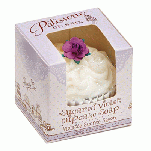 Cupcake Soap Sugared Violet 120 gr