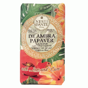 Nesti Dante - With Love and Care: De Ambra Papaver zeep 250 gr