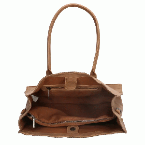 Zebra Natural Bag Lisa Camel Suedine