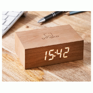 Gingko - Flip Click Clock Cherry