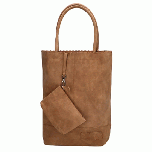 Zebra Natural Shopper Camel Suedine