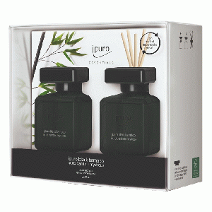 Geurdiffuser Ipuro Black Bamboo 2 x 50 ml geschenkset