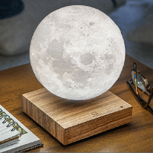 Smart Moon Lamp Walnut