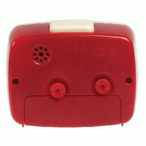 Retro wekker TV Style rood