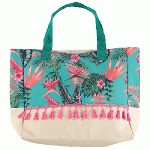 Sarlini - Strandtas turquoise