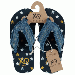 XQ Footwear - Flip Flops Teenslippers Jongens stars navy - maat 29/30