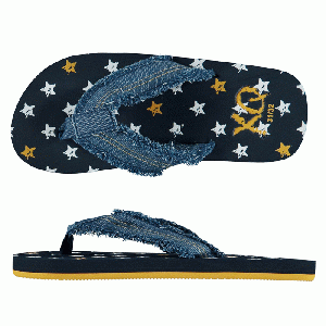 XQ Footwear - Flip Flops Teenslippers Jongens stars navy - maat 27/28