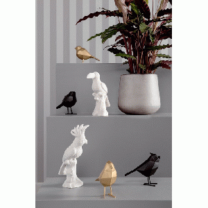 Statue Bird Large Gold