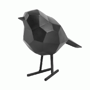 Statue Bird Small Black