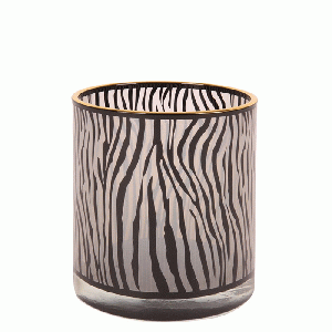 Baroque House of Classics - Theelichthouder Zebra Black & White 8 cm