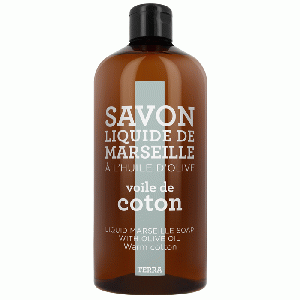 Compagnie de Provence - Savon de Marseille vloeibare handzeep Terra Voile de Coton 1 liter navulling