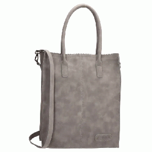 Zebra Trends - Zebra Natural Bag Rosa Middengrijs Suedine