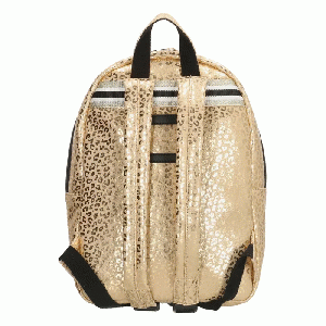 Zebra Rugzak Gold Metallic Leopard (M)