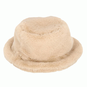 Sarlini - Bucket Hat imitatiebont beige