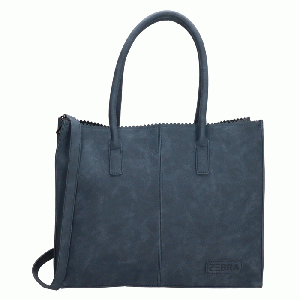 Zebra Trends - Zebra Natural Bag Lisa Jeans Blauw Suedine