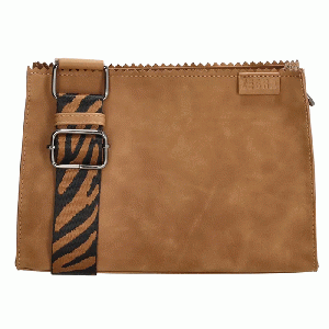 Zebra Trends - Schoudertasje Merel Camel Suedine