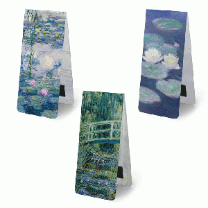 Magnetische boekenleggers Monet (3 stuks)