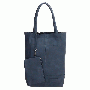 Zebra Natural Shopper Jeans Blauw Suedine