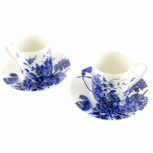 Museum Editions - Espresso set Delfts Blauwe Vogels