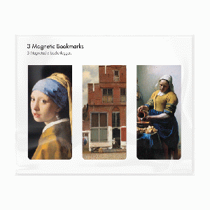 Museum Editions - Magnetische boekenleggers Johannes Vermeer (3 stuks)