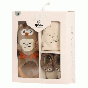 Apollo Baby geschenkset Uil