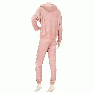 Huispak dames Effen licht roze - maat S/M