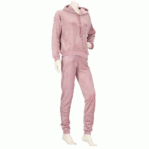 Huispak dames Effen oud roze - maat S/M