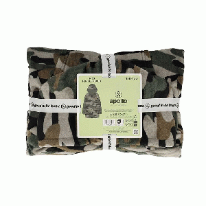 Huggle Hoodie Kids Camouflage groen - maat 128-158