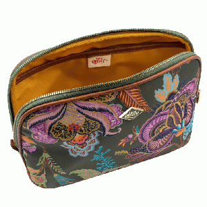 Chiara Cosmetic Bag - Forrest Green