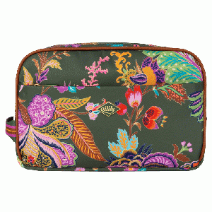 Oilily - Chloe Pocket Cosmetic Bag - Forrest Green