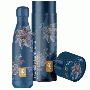 Pip Studio - CeCe Fiore drinkfles RVS 500 ml