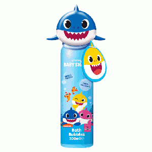 Baby Shark Bath Bubbles 300 ml met speeltje - blauw