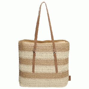 PE Florence - Strandtas Natural Stripes