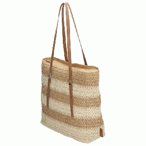 Strandtas Natural Stripes