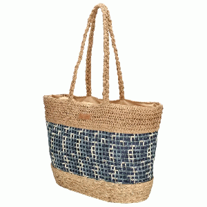 Strandtas Naturel navy