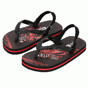 XQ Footwear - Flip Flops Teenslippers Boys Racewagen - maat 19/20 (met hakbandje)