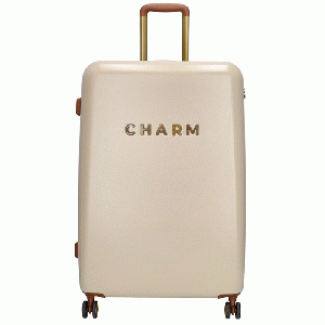 Charm London Travel Trolley Koffer L - Beige