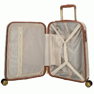 Charm London Travel Trolley Handbagage Koffer S - Beige