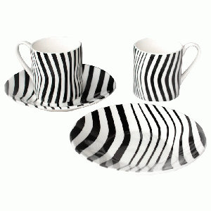 Museum Editions - Espresso set Optical Art