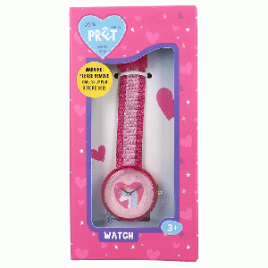 Prêt Horloge Kids Time Unicorn roze