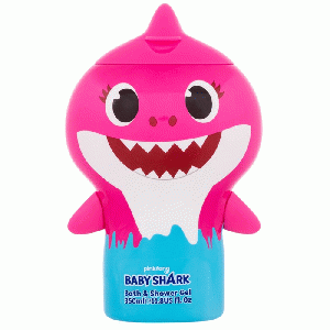 Baby Shark bath & showergel 350 ml - roze