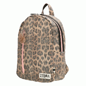 Zebra Trends - Zebra Rugzak Leo Camel Pink (M)