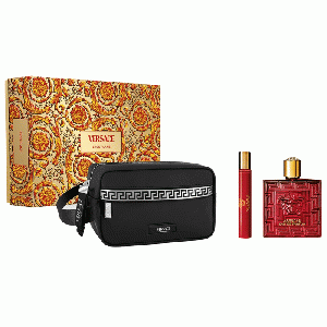 Versace - Eros Flame 100 ml + 10 ml + toilettas geschenkset