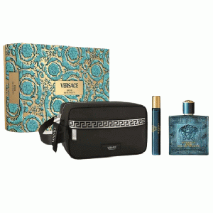 Versace - Eros eau de toilette 100 ml + 10 ml + toilettas geschenkset